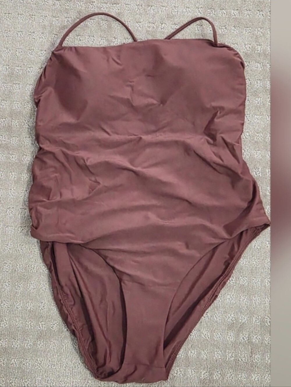 Express Body Contour One Piece Swimsuit XL NWT Minimalist Chic Baddie Resort - Picture 2 of 11